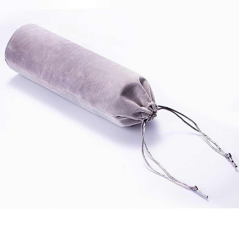 Solid Color Portable Flannel Wine Bottle Sleeve