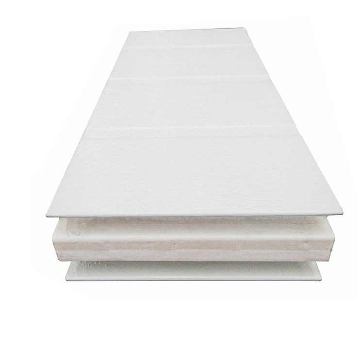 Customized White high dentisy Insulation and Construction Made Easy with PU Sandwich Panel and Durable