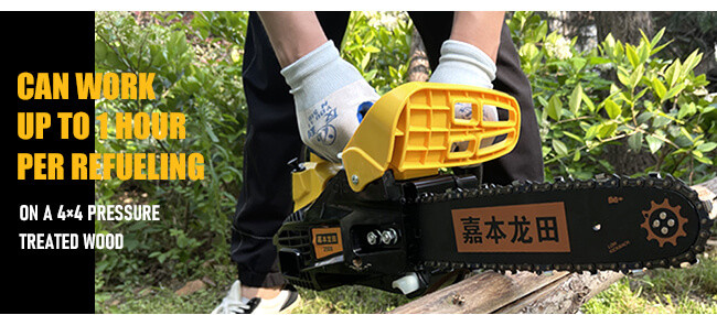 2500 0.9KW Gasoline Chainsaw 25.4cc Small Petrol Tree Cutting Machine