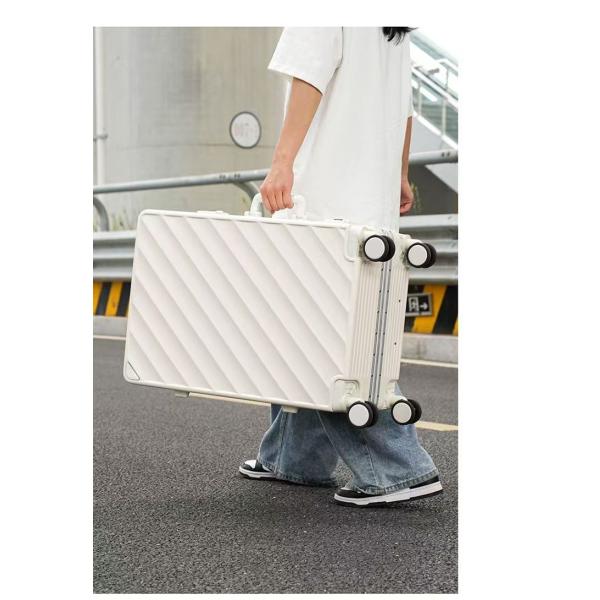 Unisex 2025 20-Inch 24-Inch Multifunctional Travel Password Luggage with TSA Customs Lock Light Weight Spinner Boarding Large Capacity