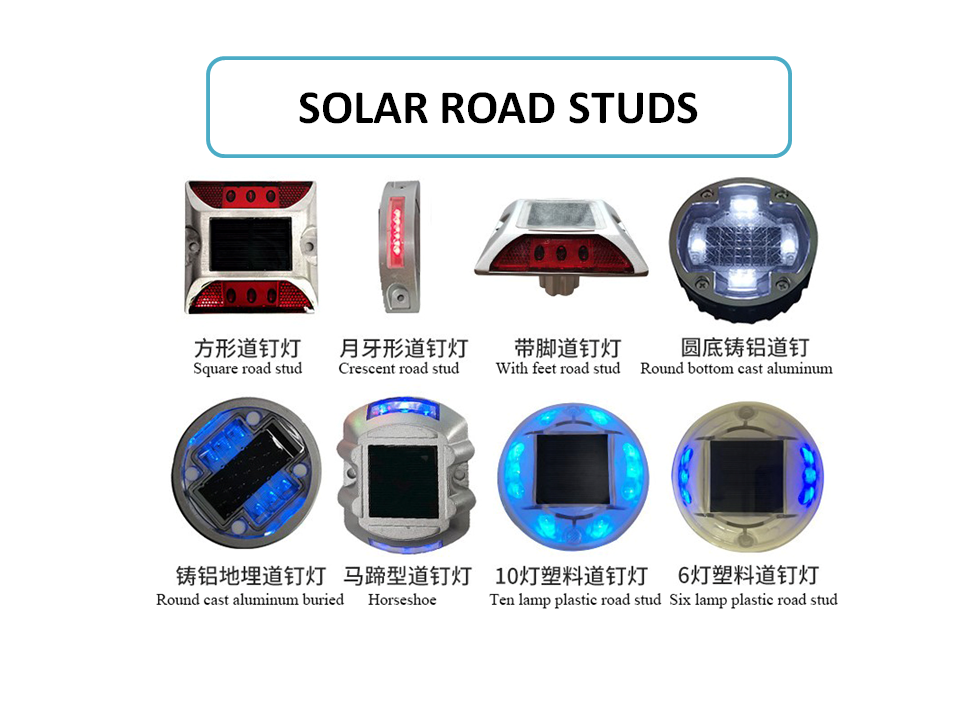 High Reflection Aluminum Road Marking Alloy Solar Power Road Stud For Road Safety