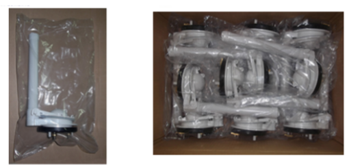 ABS Plastic Toilet Flush Valve Mechanism with Adjustable Overflow Pipe and Single Flush