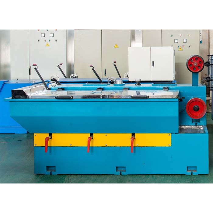 Annealing Intermediate Copper Wire Drawing Machine With Spool Bobbin Take Up 1500m Per Minute