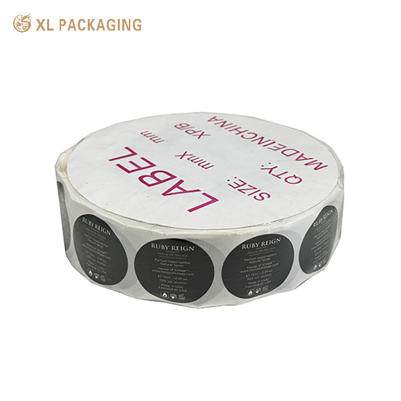 Rectangle Packaging Label Sticker Roll Custom Make Your Own Logo Stickers