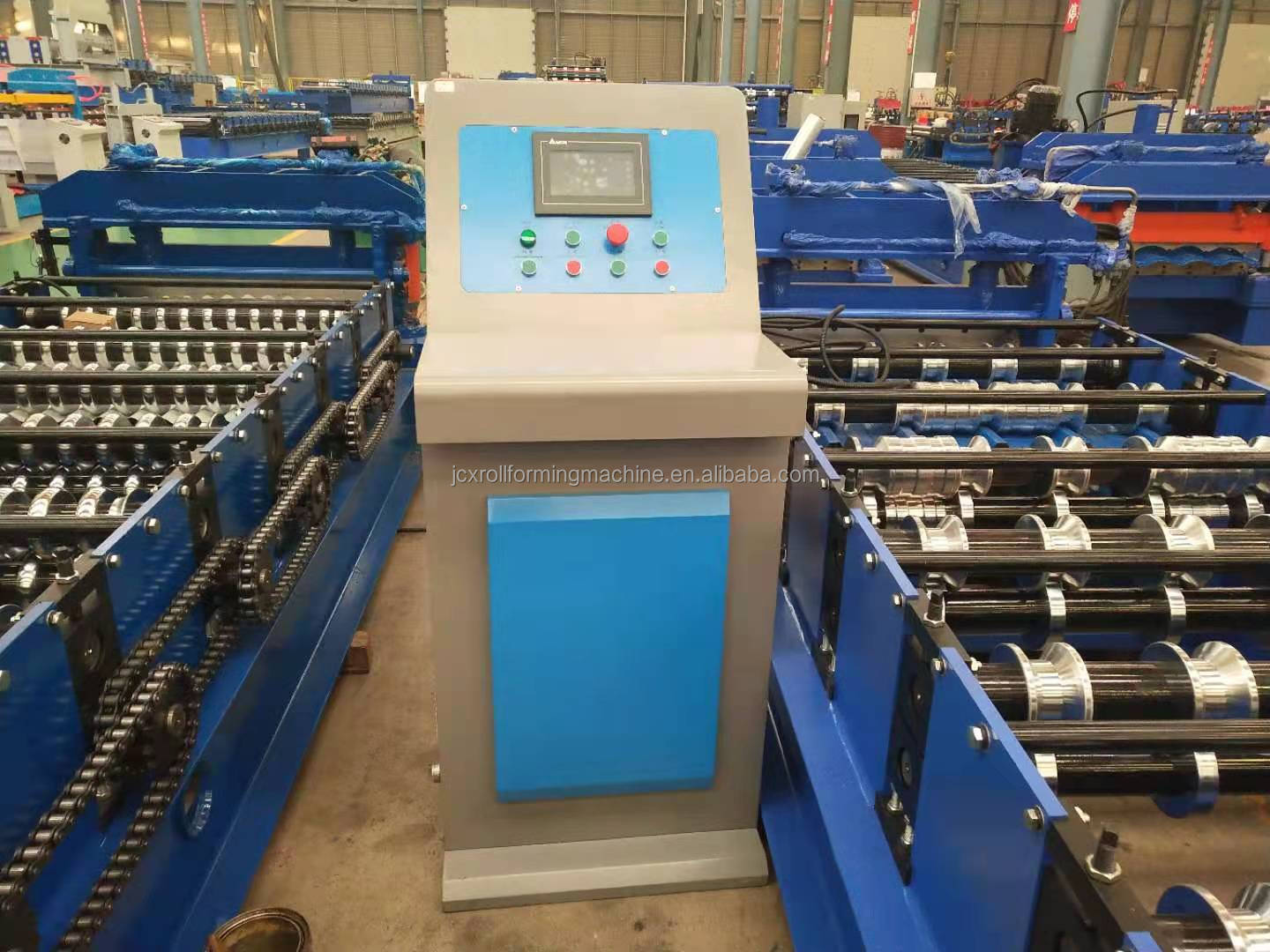 Hot sale high quality double layer ibr and corrugated profile roof sheet roll forming machine
