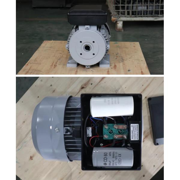 3KW 4HP Washing Machine Single Phase Vertical Hollow Shaft Electric Motor