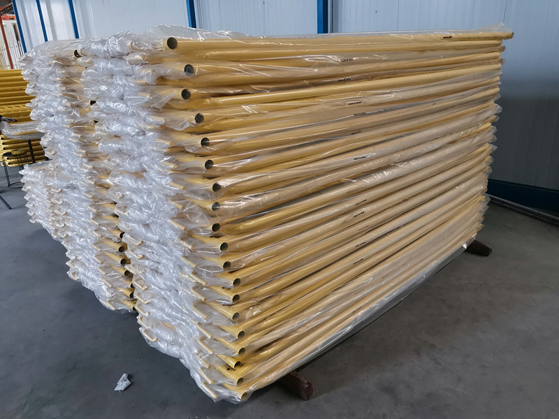 8.5 Ft Hot Dipped Queue Steel Crowd Control Barrier Fence With Flat Bases