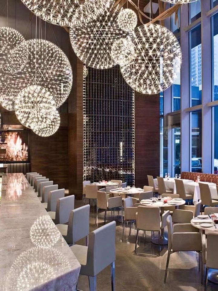Modern Firefly Chandelier Led Pendant Lamp For Hotel Living Room Home Luxury Decoration Hanging Lighting