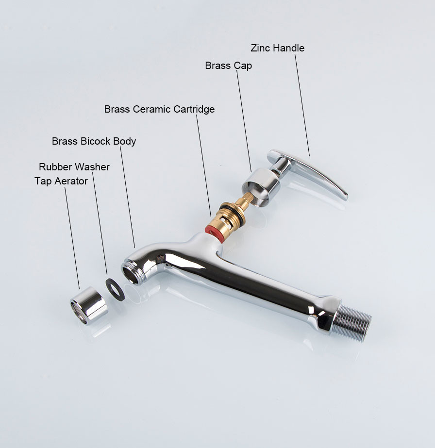 Ceramic Disc 1/2" 38g 2.5MPa Brass Faucet Cartridge