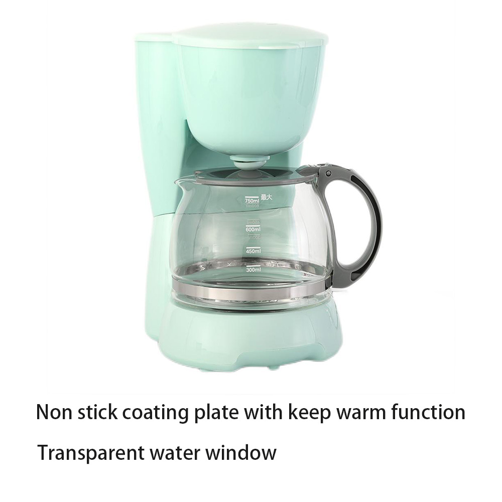 Portable Small 120V Electric Drip Coffee Maker Machine 5 Cup 650w
