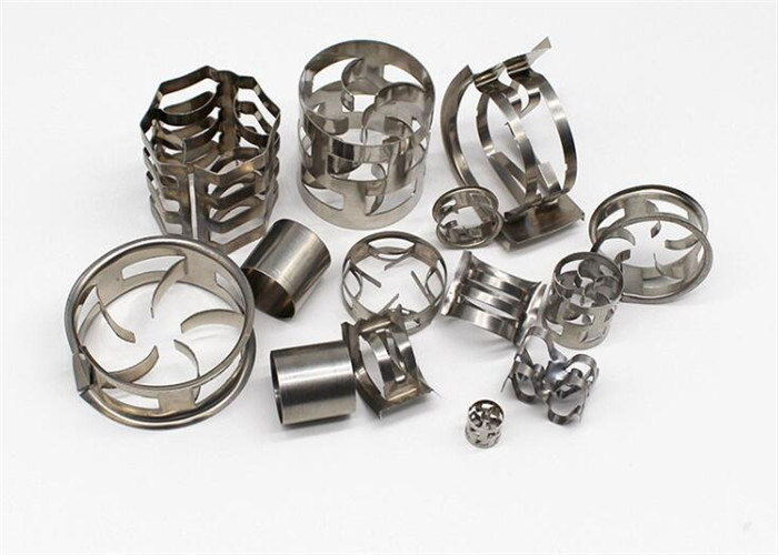 Stainless Steel 316 Random Packing For Gas strippers 50*50*0.6mm