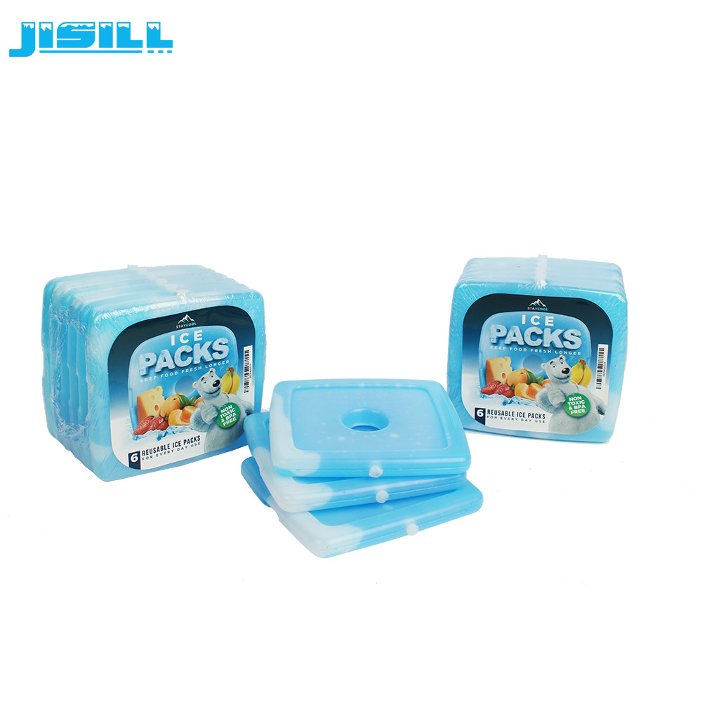 Custom Durable Plastic Lunch Ice Packs Long Lasting Keep Cold For Cooler Bags