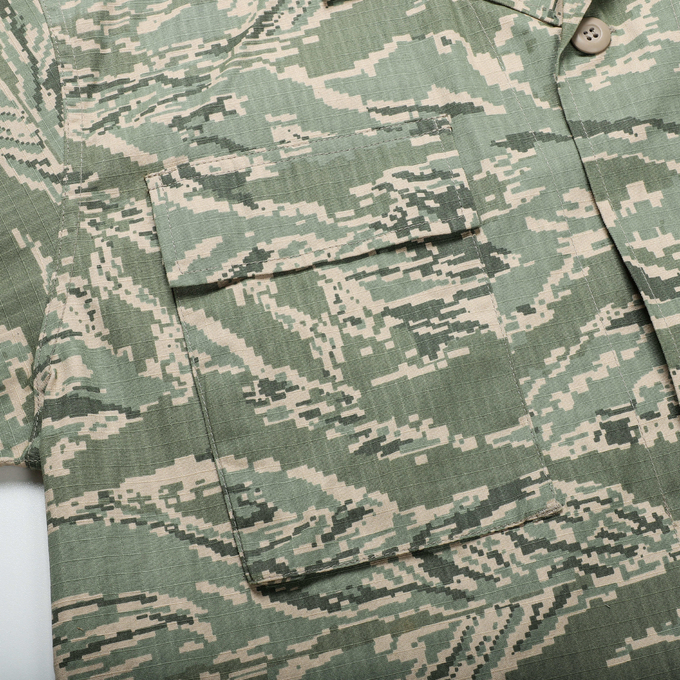 BDU American Tiger Camoulfage Plaid Fabric Army Combat Uniform