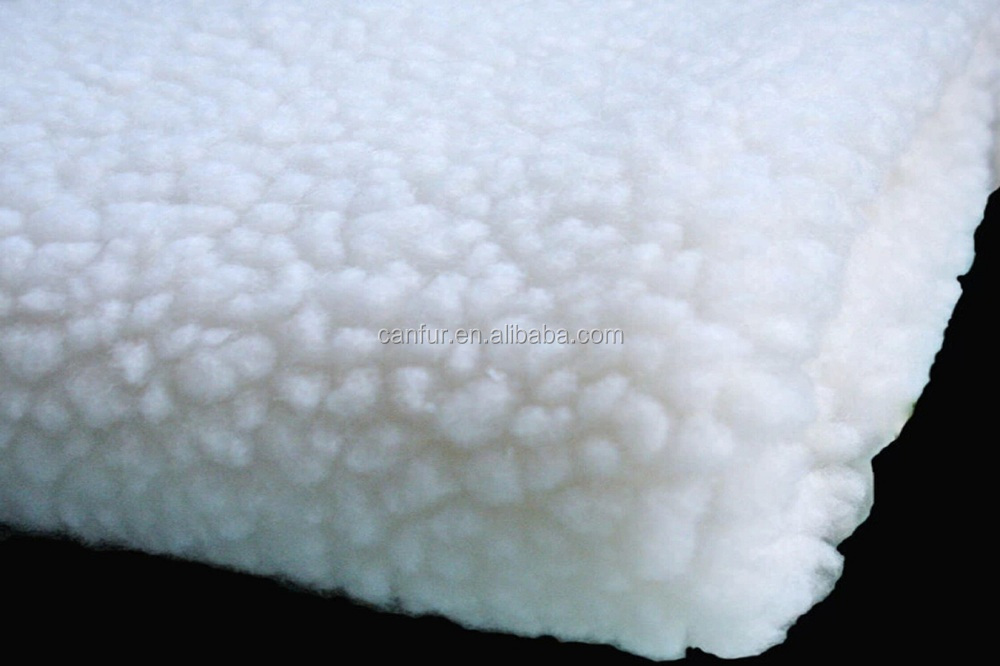 2023 Mid to end Factories Order Polyester Particle Lamb Wool for Lining in Luxury Style
