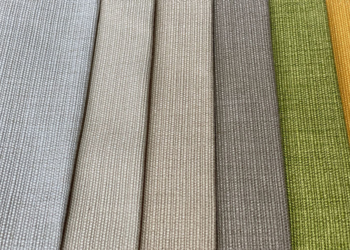 Shrink Resistant Linen Sofa Fabric 280gsm Polyester Furniture Textile