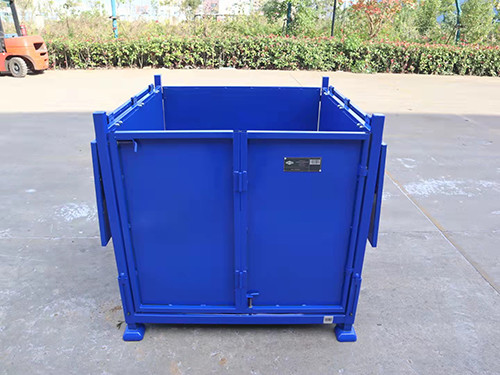 Customized Load Capacity Metal Pallet Cage For Streamlined Warehouse Organization
