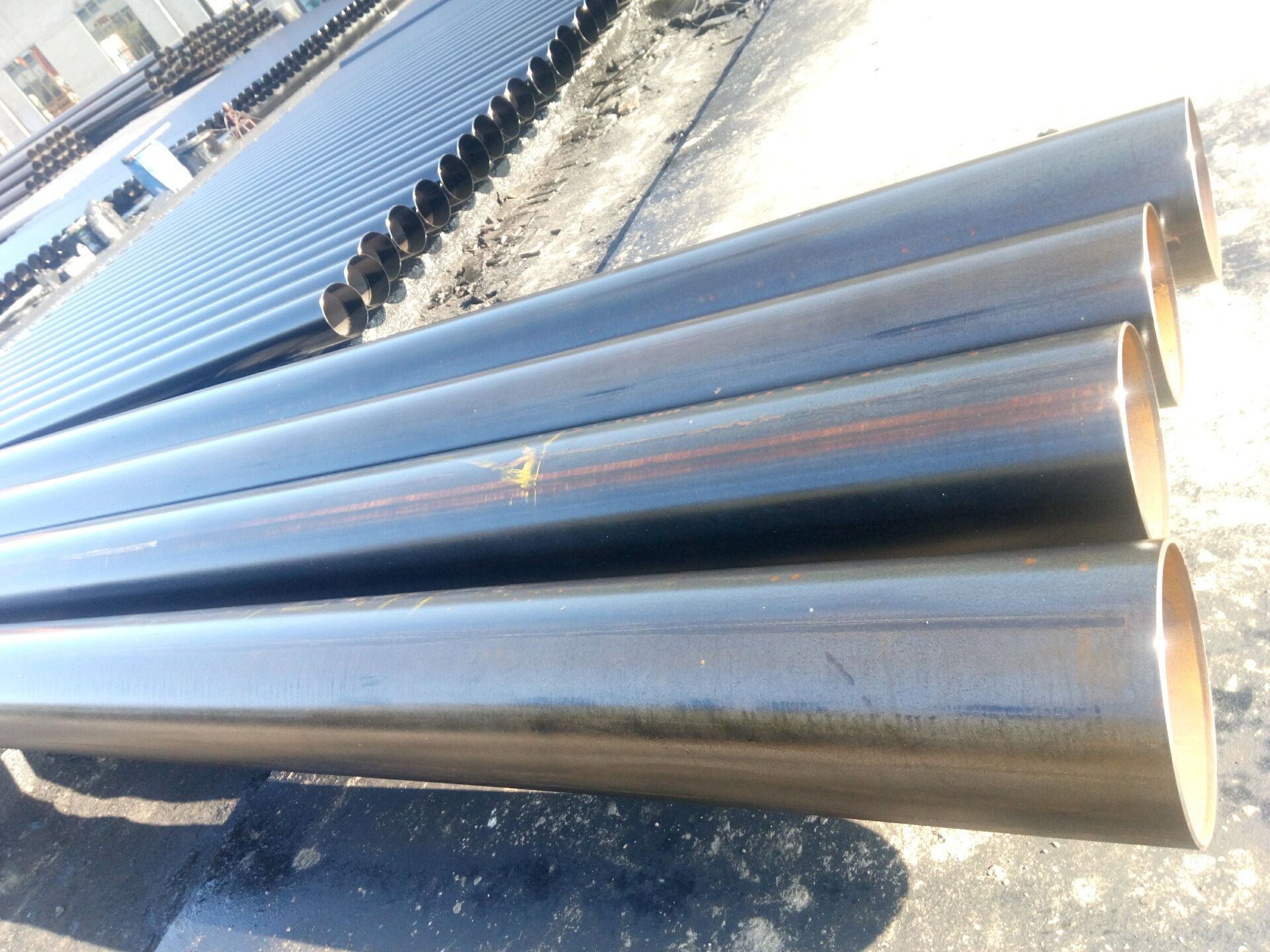 EN10217 ASTM 53 ERW Carbon Steel Pipe For Construction Field