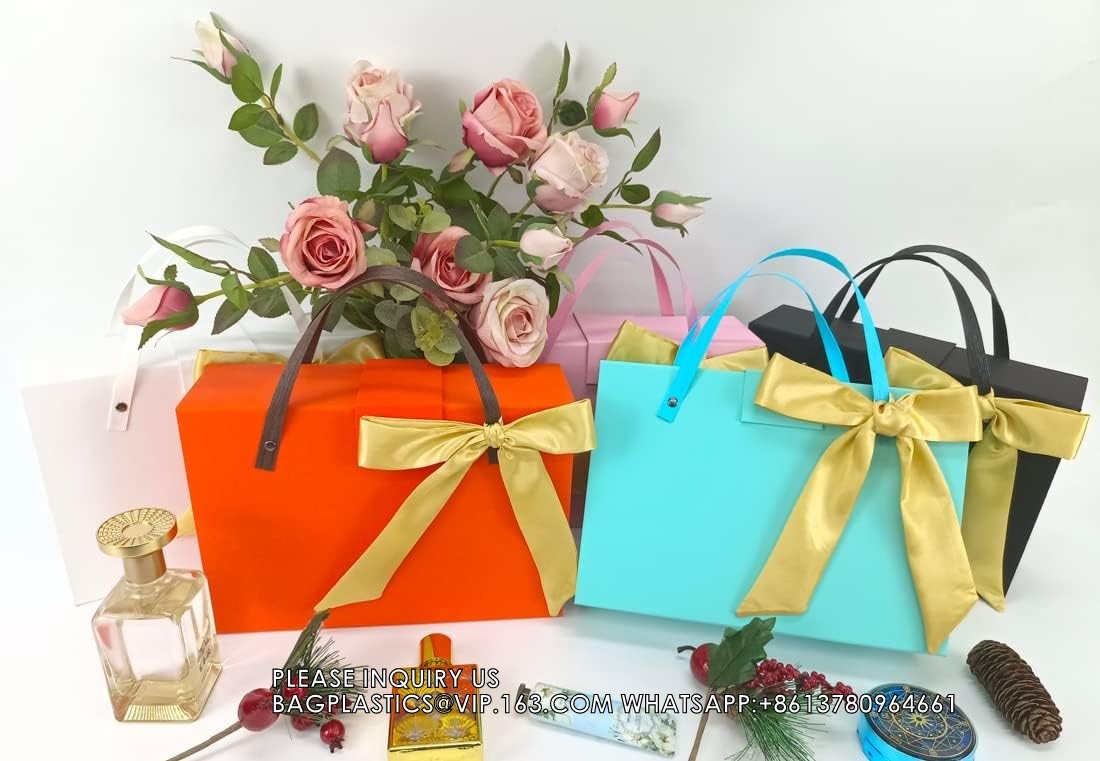 Gift Box Large Gift Box With Magnetic Lids Valentine'S Day Contains Card, Ribbon, Shredded Paper Filler
