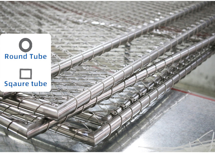 AISI 316 Stainless Cable Mesh Balustrade Safety Netting Long Service Life