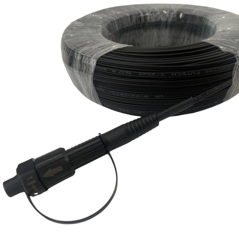 FTTH SC APC to SC UPC Waterproof Connector Cable Patch Cord Fiber Count Simplex -40-85C