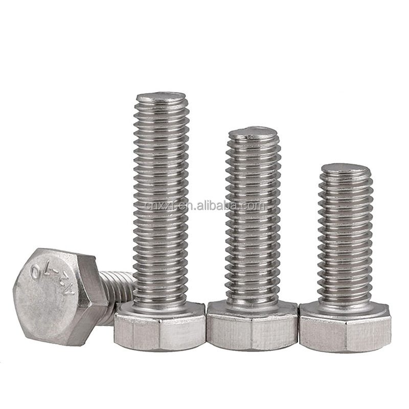 Hastelloy C-276 DIN933 M8* 20-60 mm Hexagon Head Bolt ANSI Standard with Plain Finish Type Hex Bolt