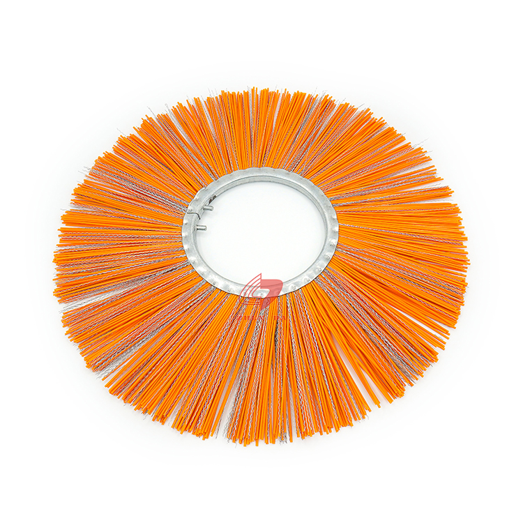 Mixed PP Steel Wire Brushes For Road Sweeping Customized Size