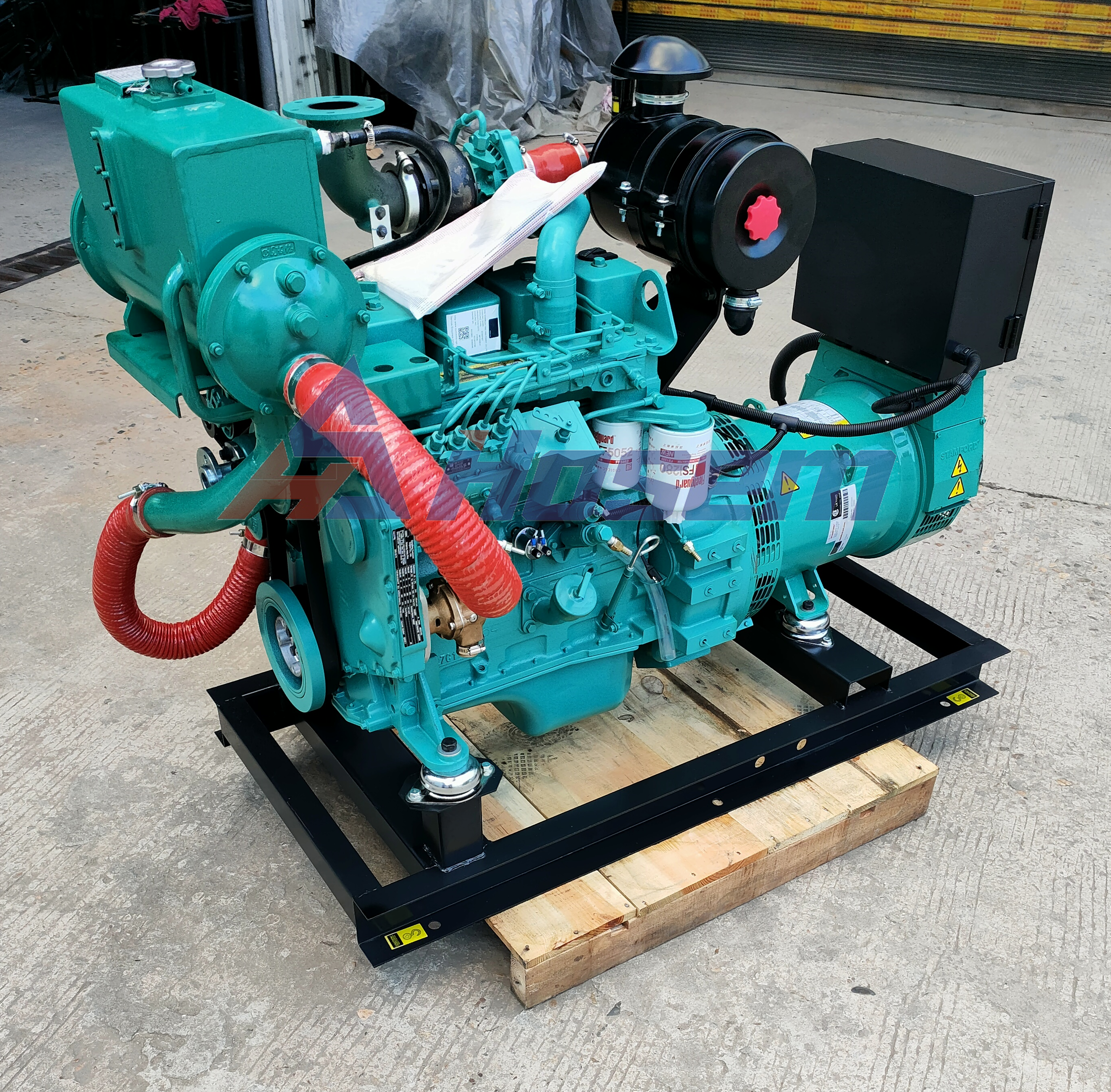 40kW Marine Generator , Cummins Marine Generator , 50kVA Ship Generator 4BTA3.9-GM47