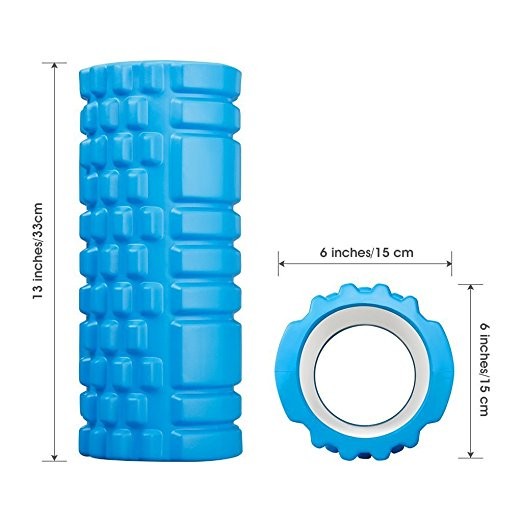 4.2'' Diameter Waterproof Fabric Yoga Foam Rollers Pink Hollow ZHIHUI Multi Color