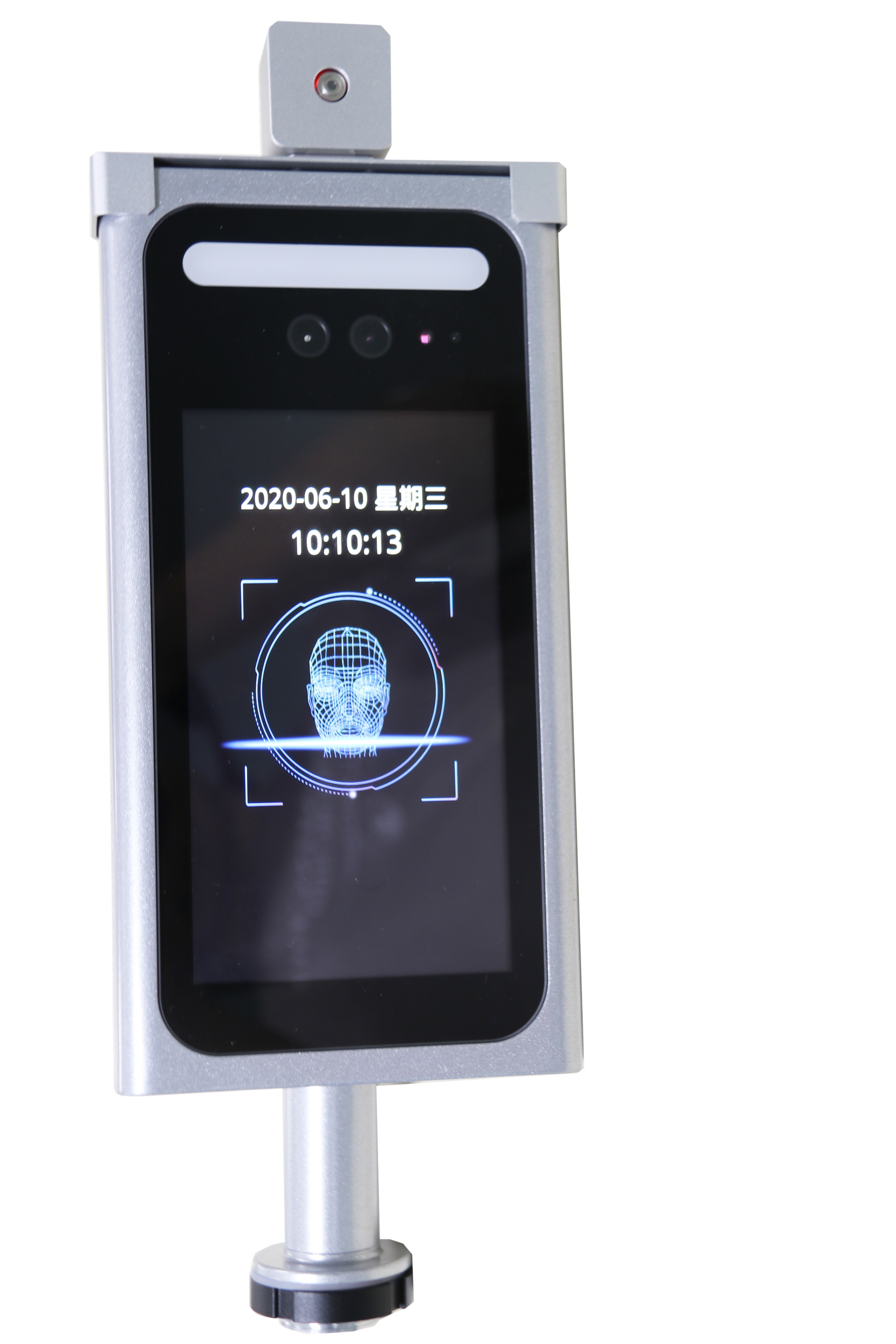 0.2 Seconds Fast Face Recognition Thermal Thermometer Temp Measuring Flap Barrier Gate