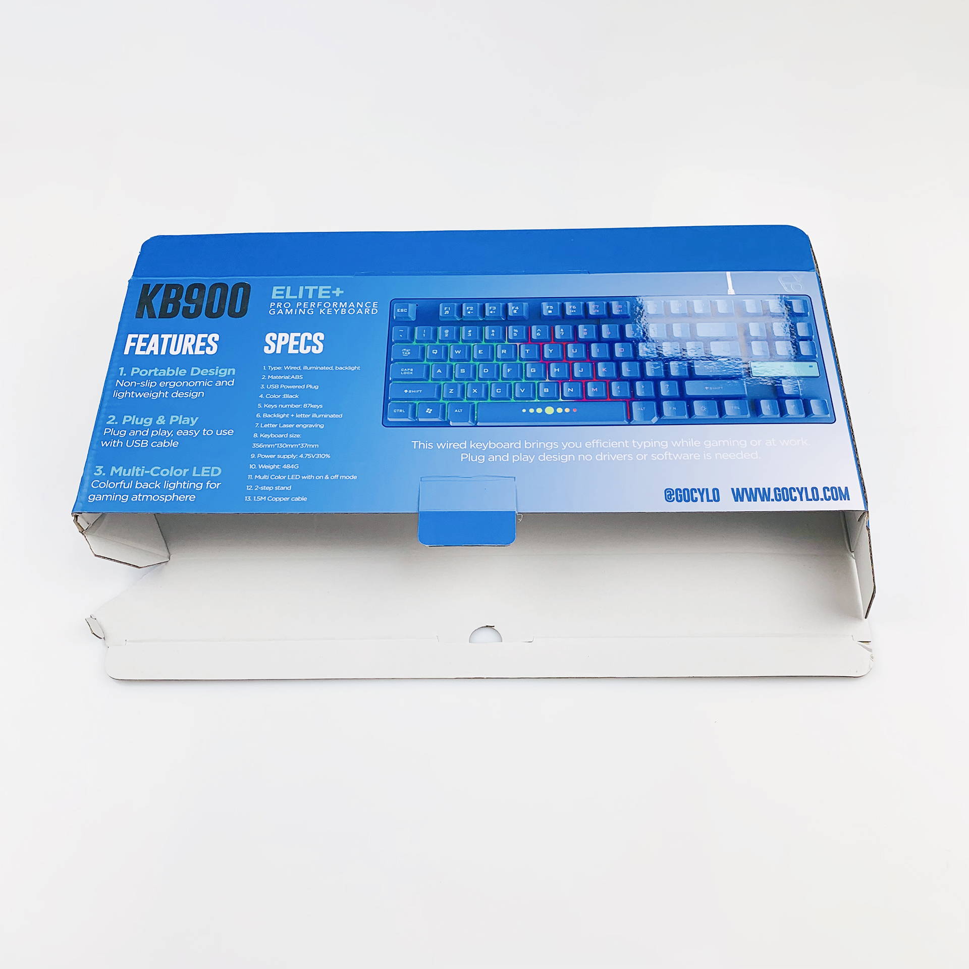 Custom Branded Box Uv Sliver Hot Stamping Foil Computer Mouse And Keyboard Packaging Box