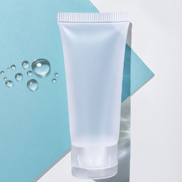 PE Face Wash Shave Foam Cosmetic Packaging Tube Hand / Cc Cream