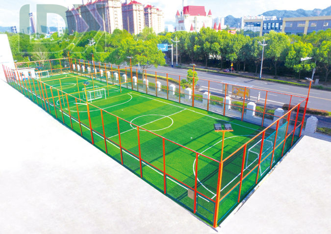 12800 Dtex Grass Artificial Lawn Installation Landscape Artificial Grass For Backyard