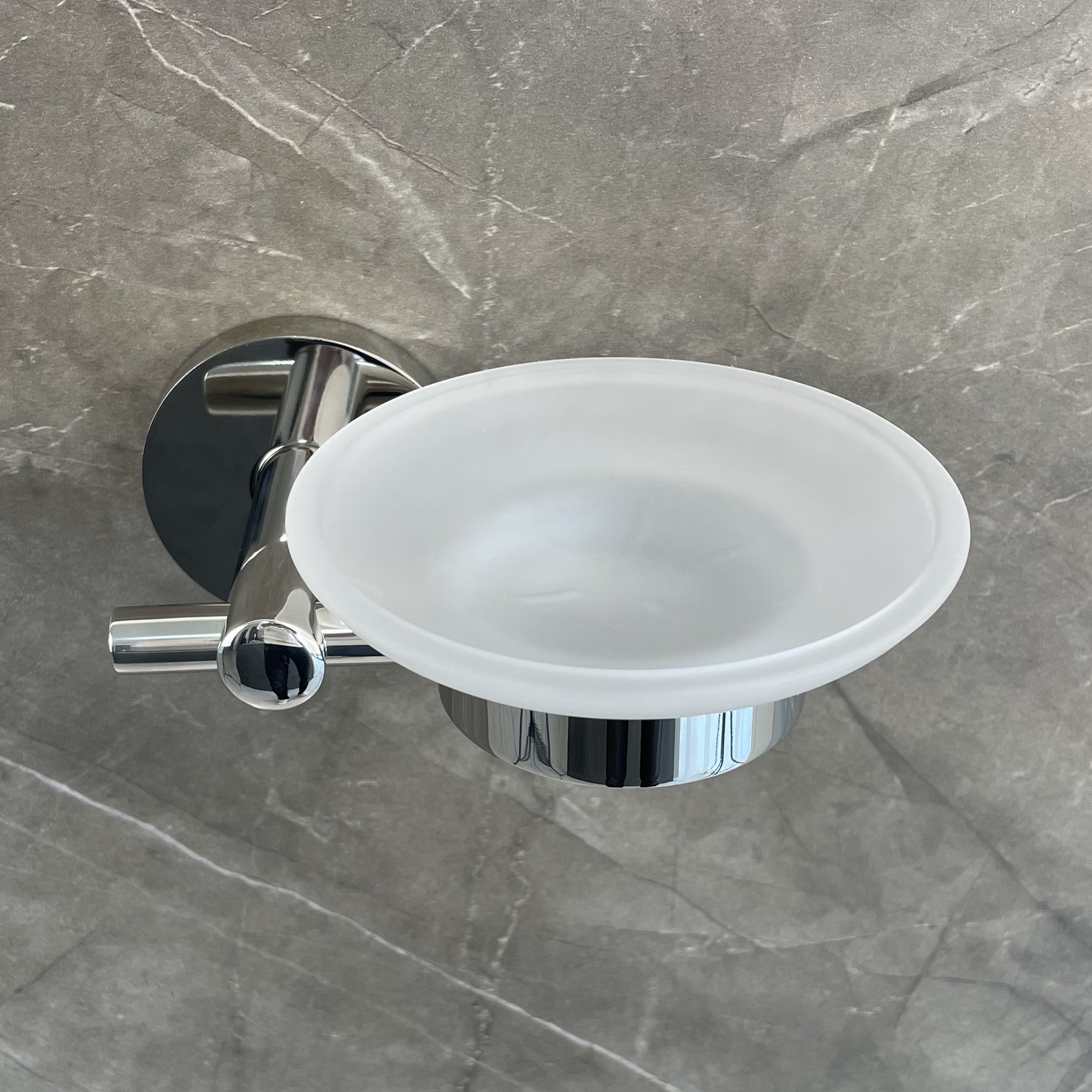 Shower Glass Soap Dish Holders Wall Mounted 304 Stainless Steel