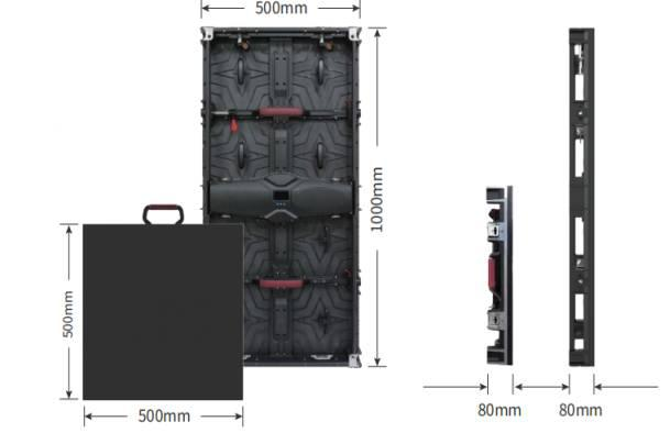 IP65 Indoor Outdoor creative Led Screens For Events Rental 1000nits