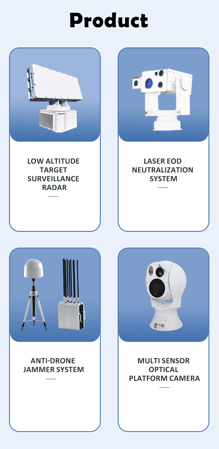 Acoustic Drone Detection Surveillance Radar Uav Radar for perimeter