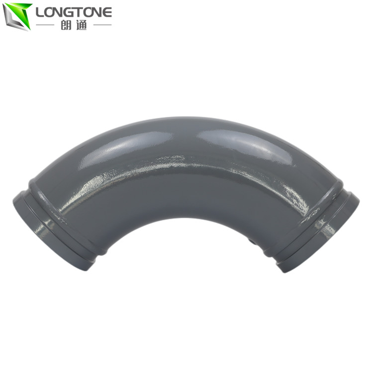 148mm Concrete Pump Pipes Elbow , Customized Carbon Steel Bend Pipe