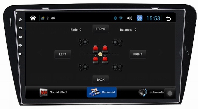 Ouchuangbo android 4.2 Skoda Octavia 2015 DVD radio gps support 4 core canbus swc BT
