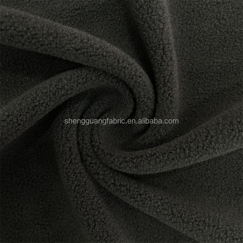 100% Polyester Polar Fleece Fabric Super Soft Knit Double Side Brushed Anti Pilling