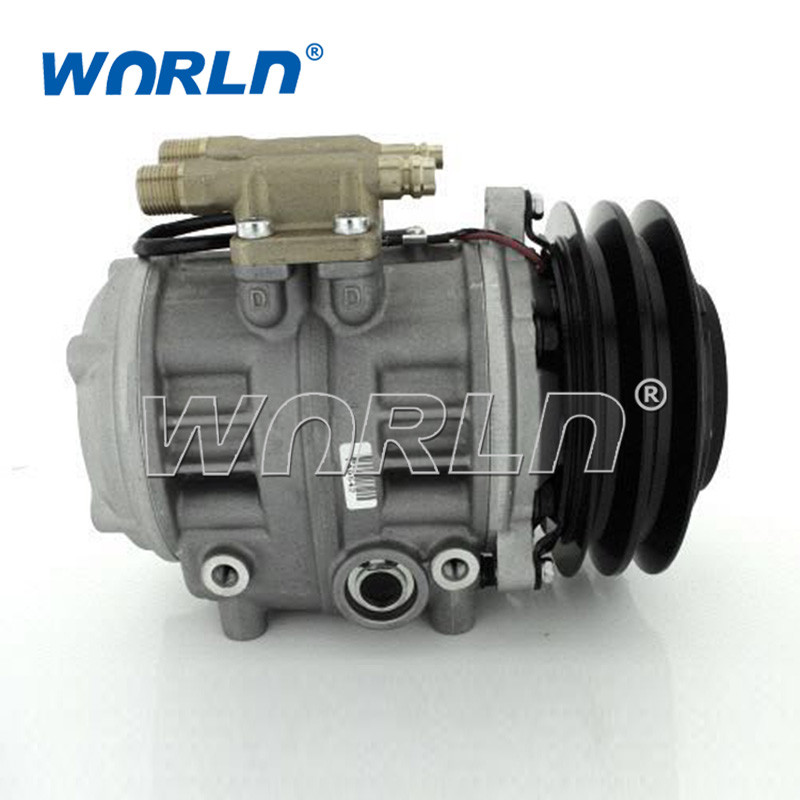 Car Air Conditioner Truck Compressors For Toyota Coaster Bus 10P30B 2PK Model 447180-2340/447220-8987/447220-1031