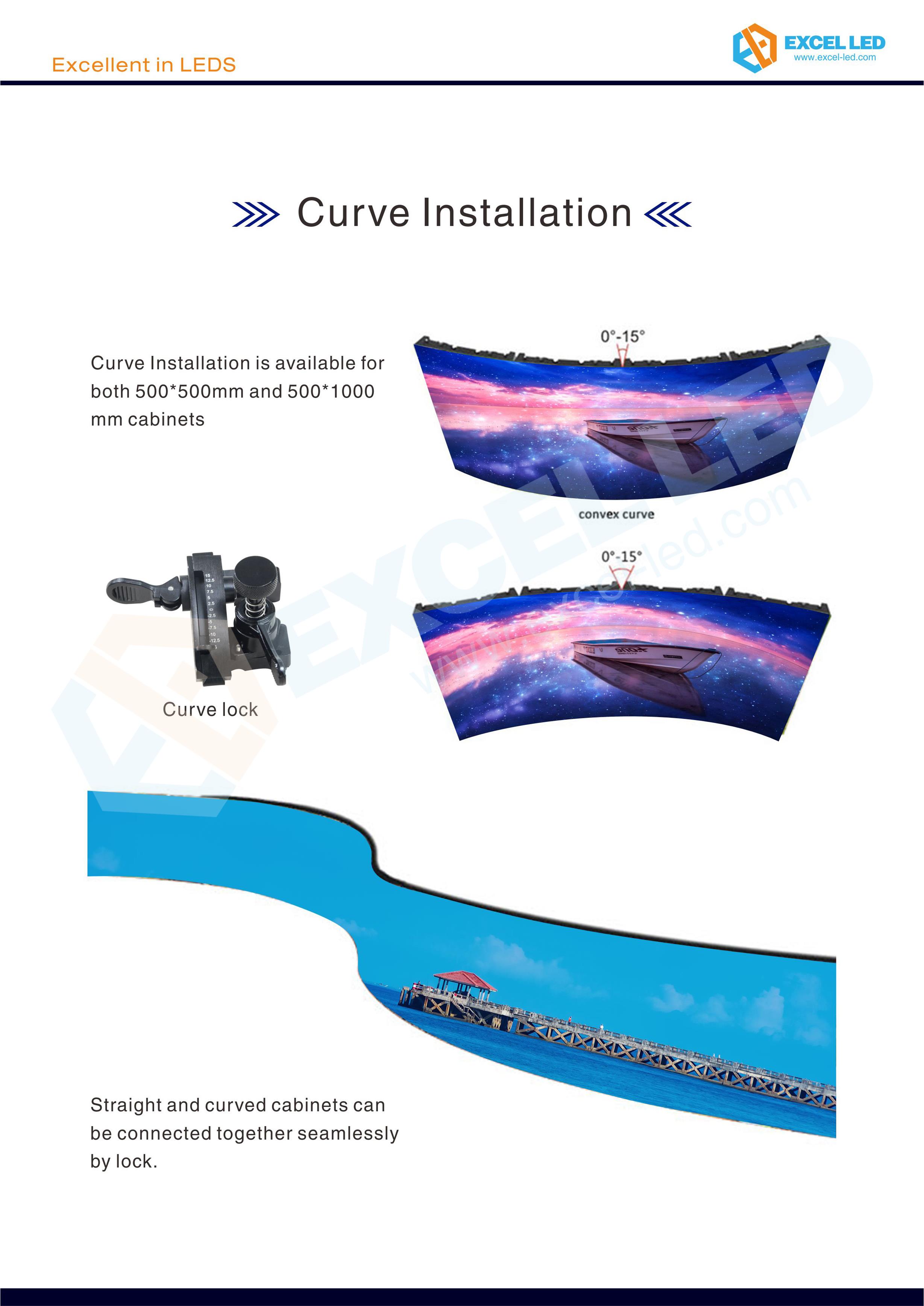 Stage Rental Events Die Casting Cabinet-Screen Display 500x500mm P4 Outdoor Rental Led Video Wall