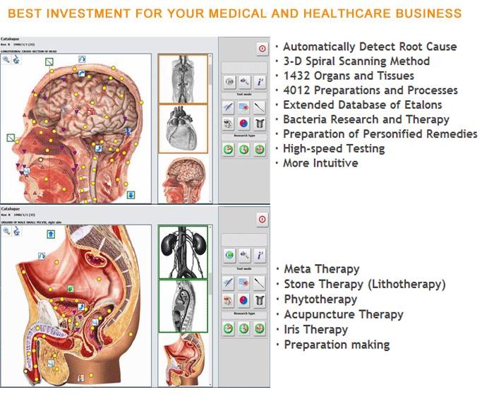 Healthcare Composition Metatron NLS 4025 Body Health Analyzer