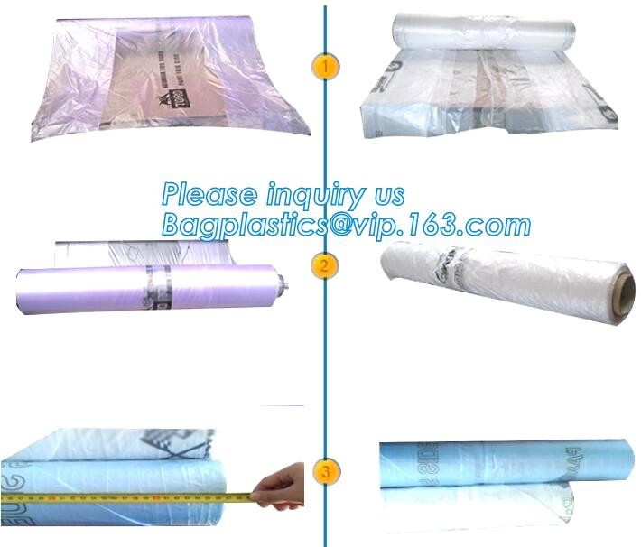 heavy-duty all purpose absorbent printed 6ft dropped,paint plastic drop cloth used for family, wholesale plastic drop cl