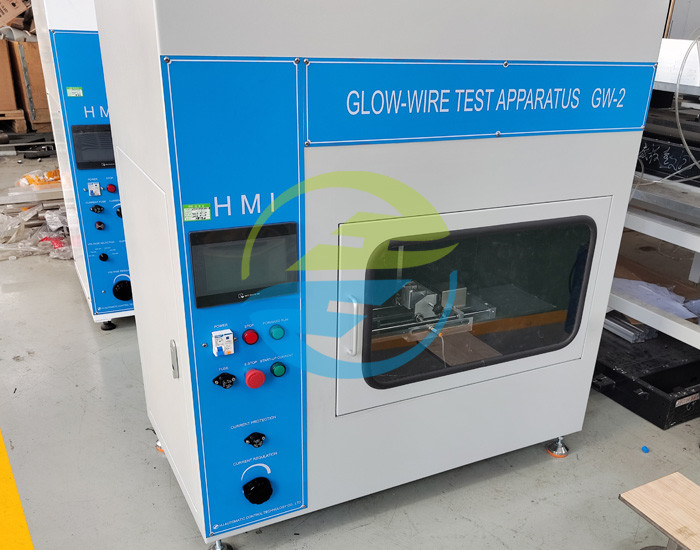 GW-2 Glow Wire Tester IEC 60695-2-12 Certified Flammability Test Equipment 1000℃ High Precision Flame Retardant Tester