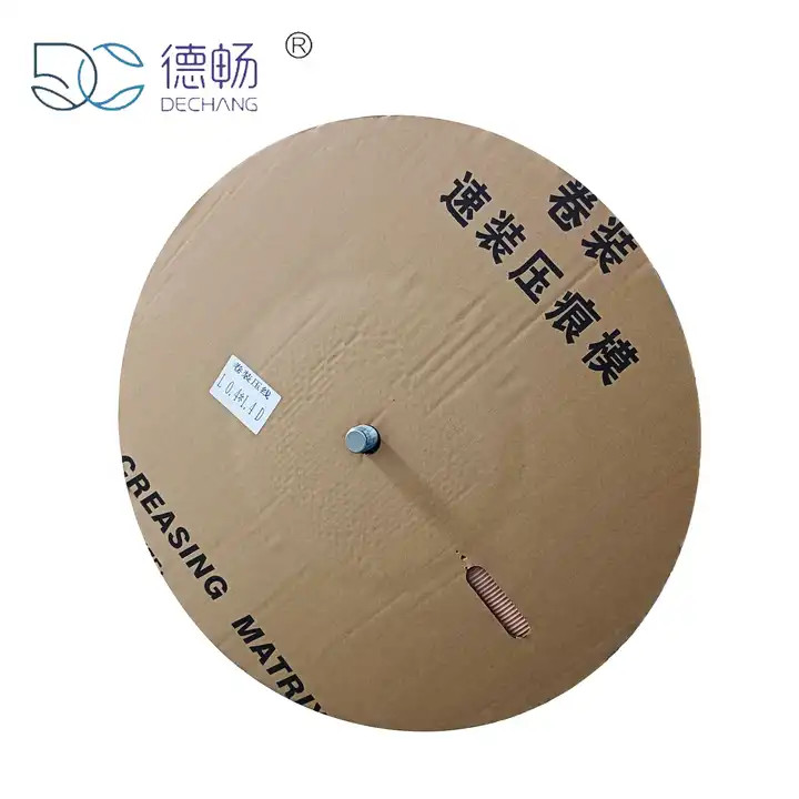 Transparent fiber creasing matrix creasing matrix pvc roll die cutting creasing matrix