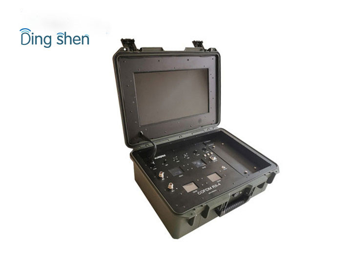 COFDM Wireless Portable Diversity HD Resolution UAV Video Receiver4 Channels