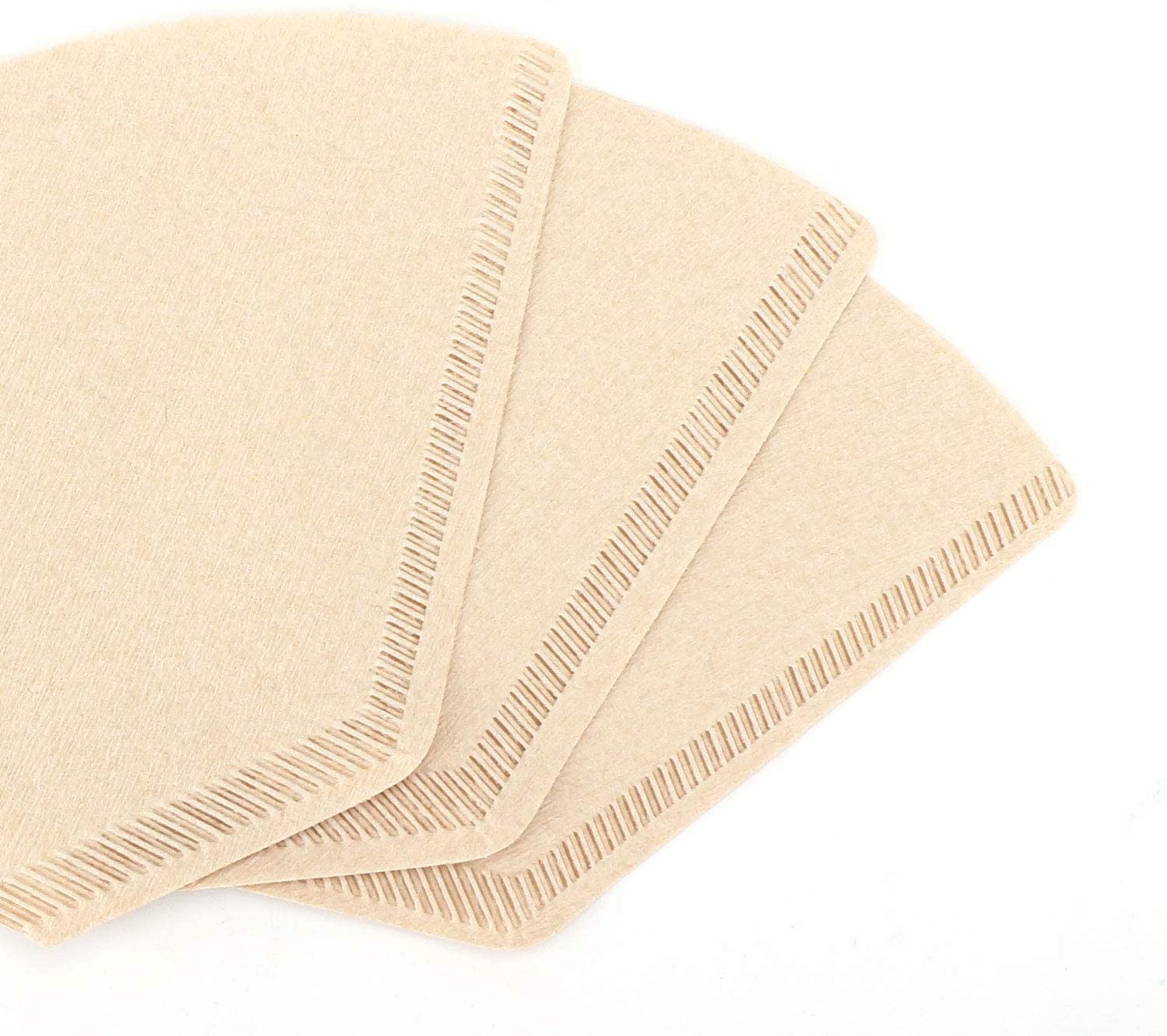 Unbleached Natural Paper Coffee Filter Cone Disposable Coffee Filters Paper