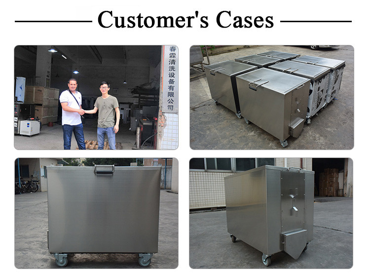Grease Duct Cleaning 484L Heated Soak Tank SUS304 Material