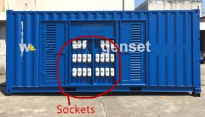 China 50Hz 1500rpm 460V 600kva ISO Container Electricity Station on sale