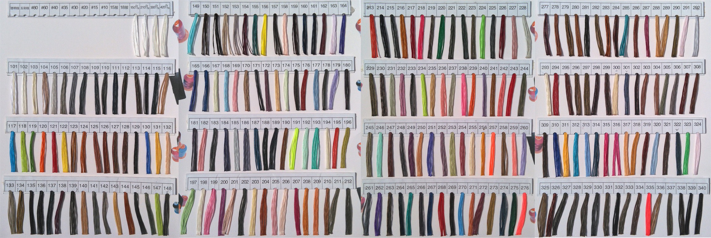 MERCERIZED 100% Polyester Flat Leather Waxed Thread 150d/16 Wax Thread for Sewing Leather