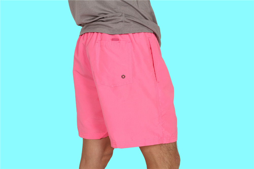 Stockpapa Solid Color Mens Quick Dry Swim Shorts